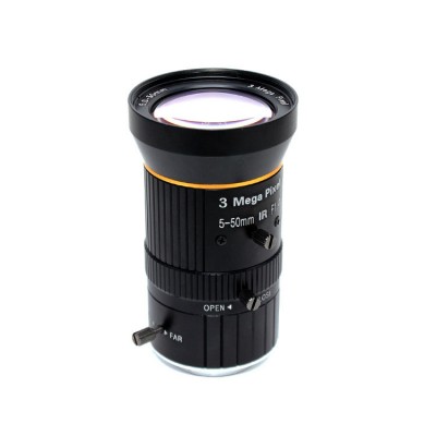 3 megapixels F1.4 varifocal cs mount zoom lens cctv 5-50mm