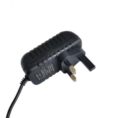 Anti-jamming 5.5*2.1mm plug 1meters cable 12v 1a UK power adapter